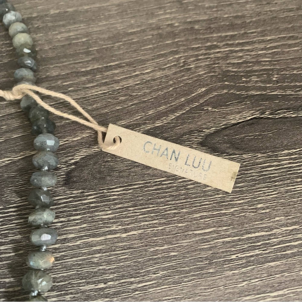 Chan Luu Faceted Beaded Labradorite Necklace 38” - Picture 5 of 5